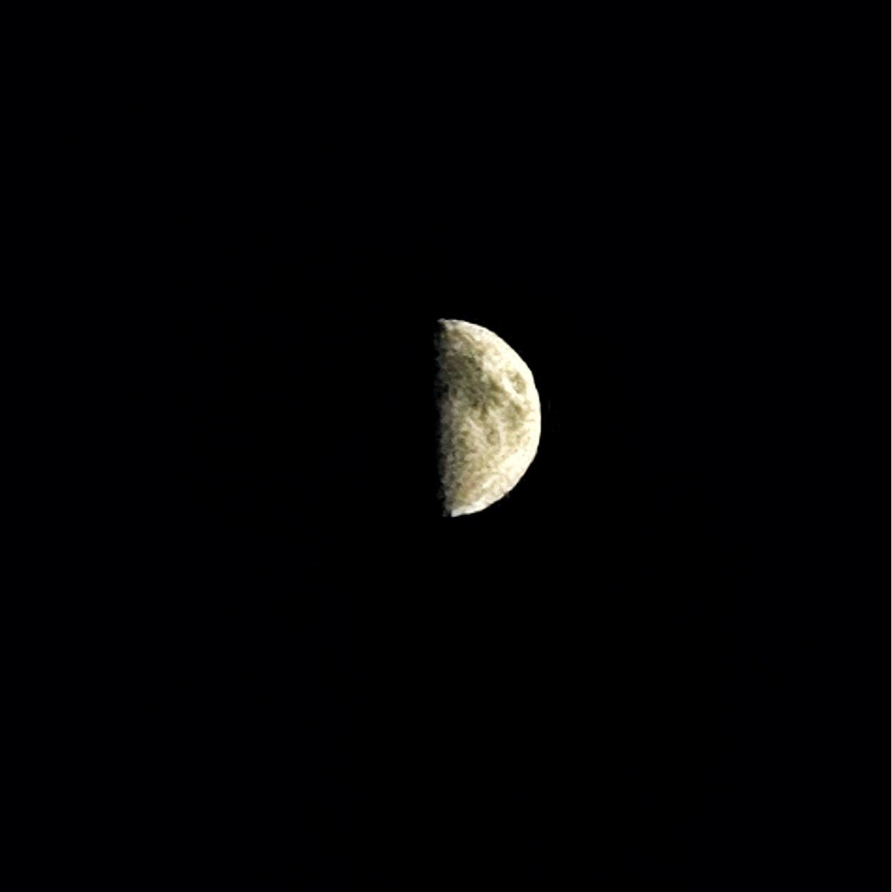 The Moon over Sigtuna, Sweden — first quarter, Lunar Day 8