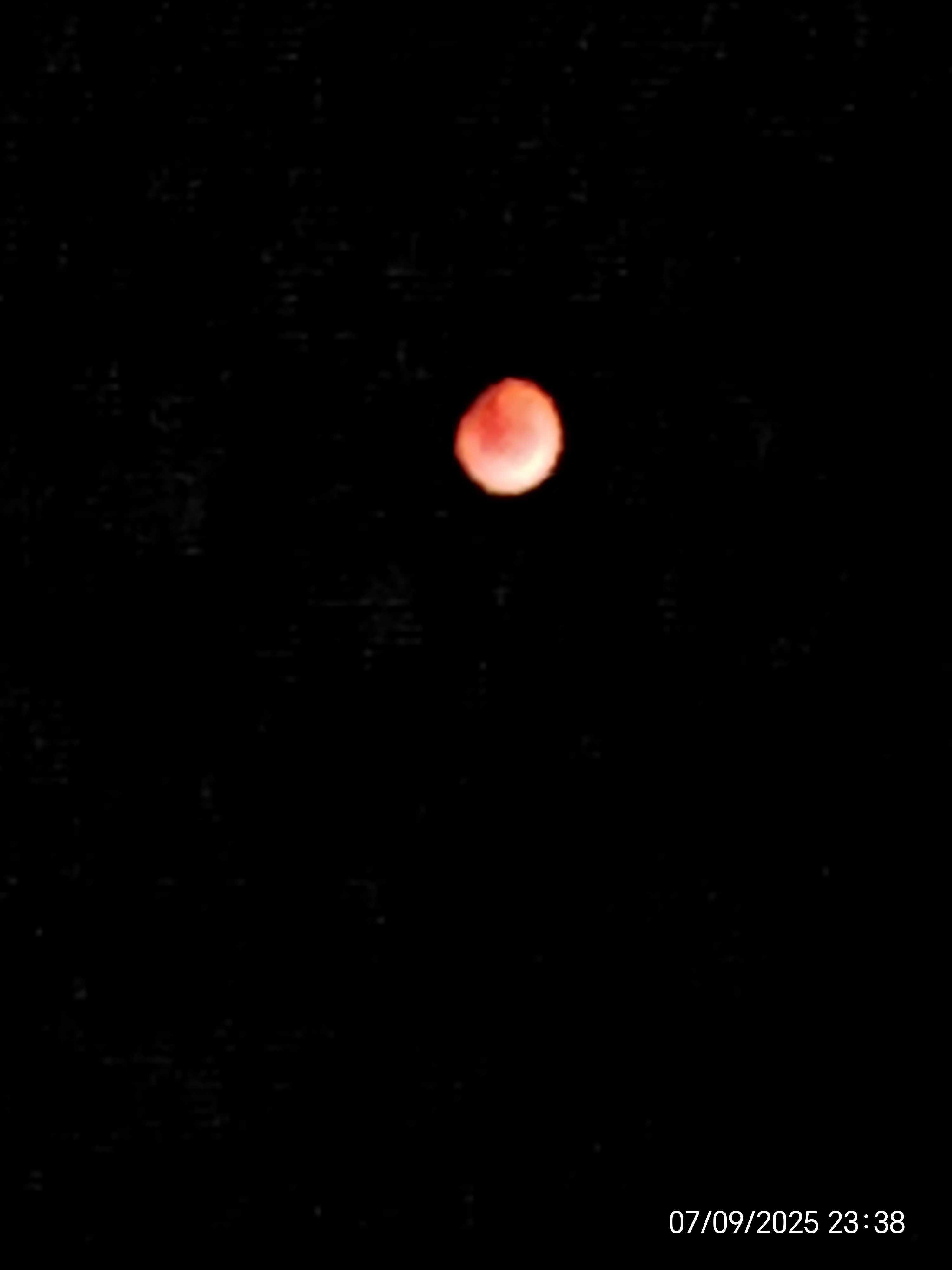 The Moon over Noakhali, Bangladesh — full moon, Lunar Day 15