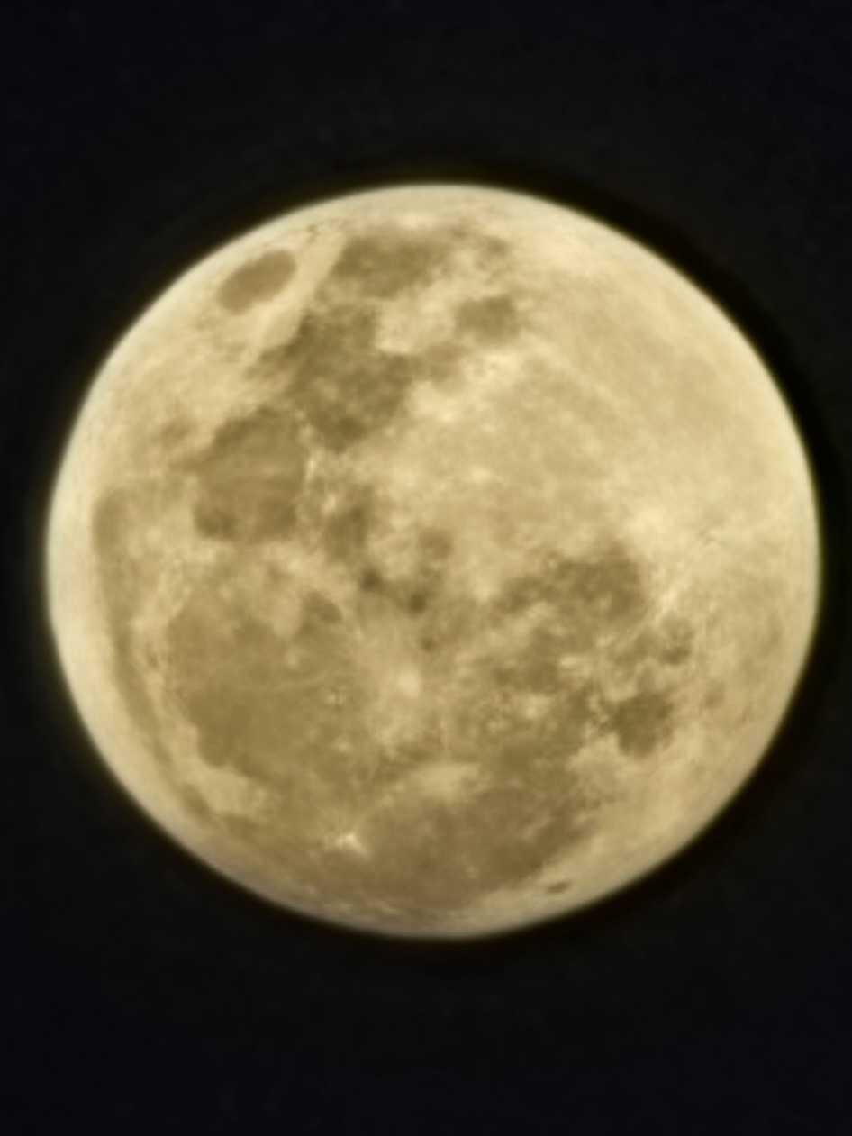The Moon over Sandbaai, South Africa — full moon, Lunar Day 17