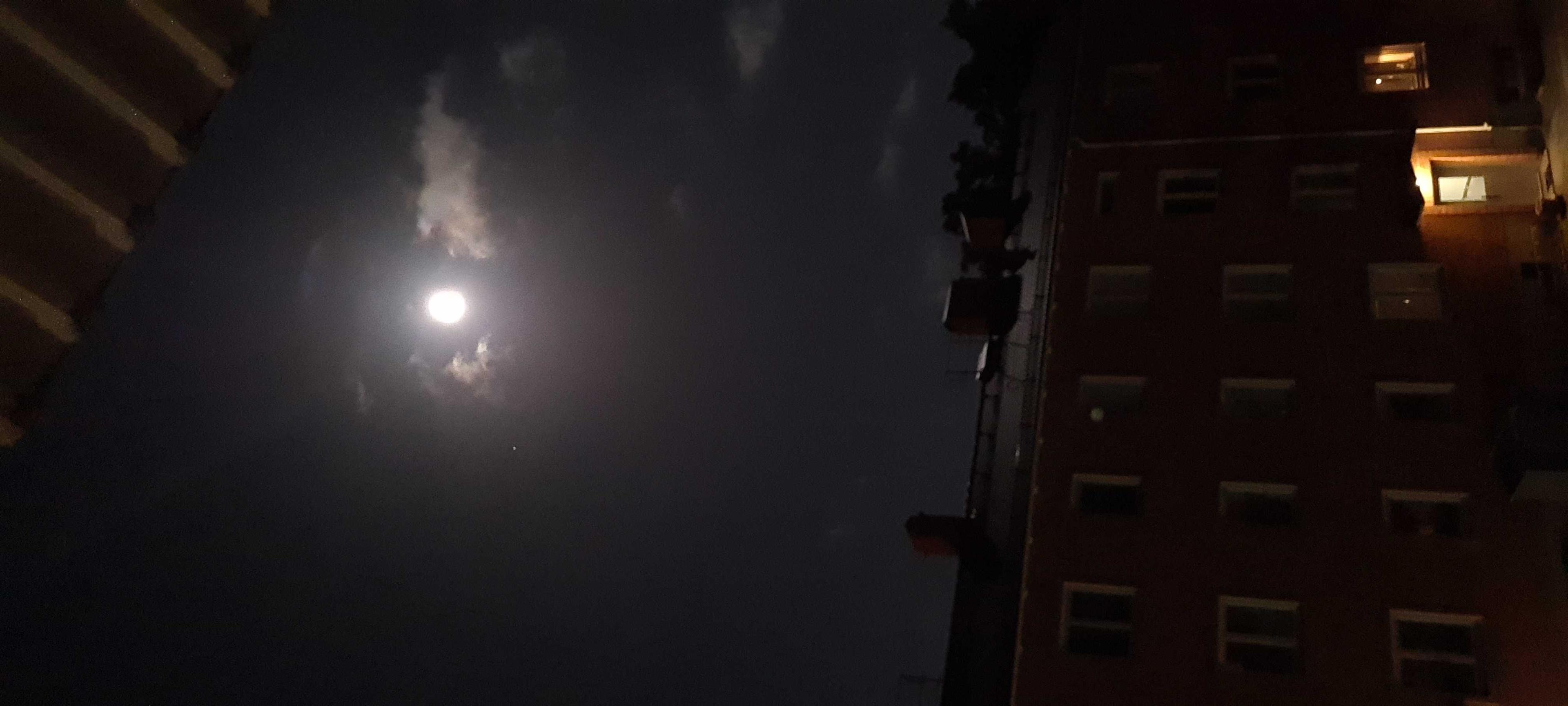 The Moon over Sweden — full moon, Lunar Day 17