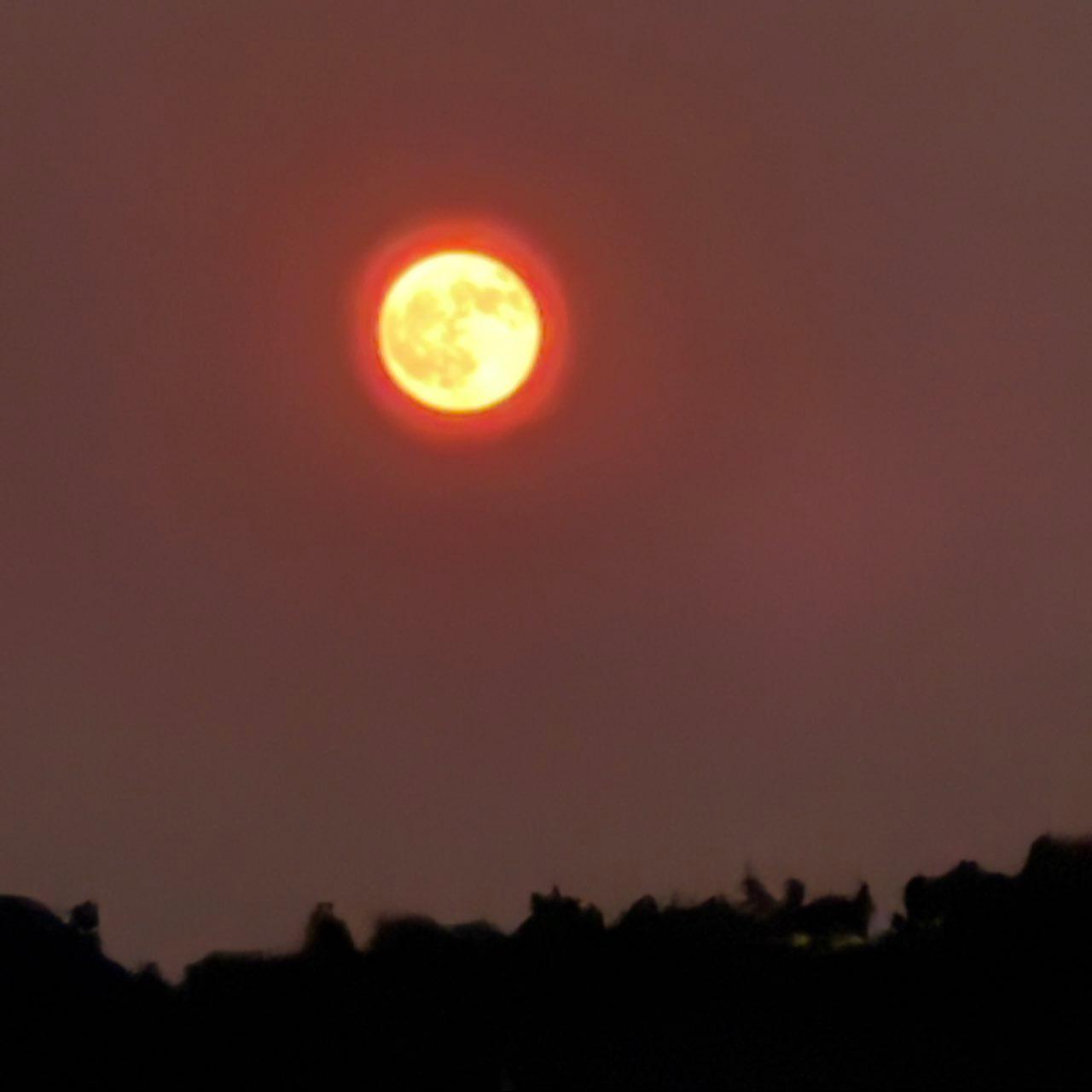 The Moon over Canton, United States — full moon, Lunar Day 18