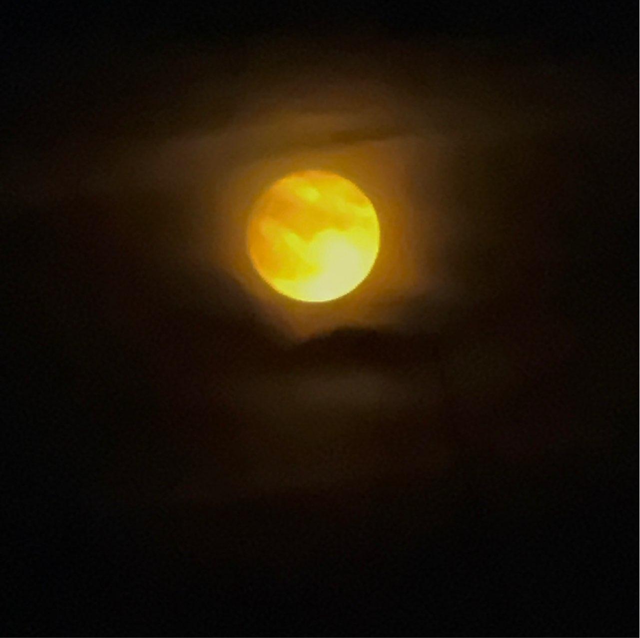 The Moon over Frankfurt, Germany — full moon, Lunar Day 15