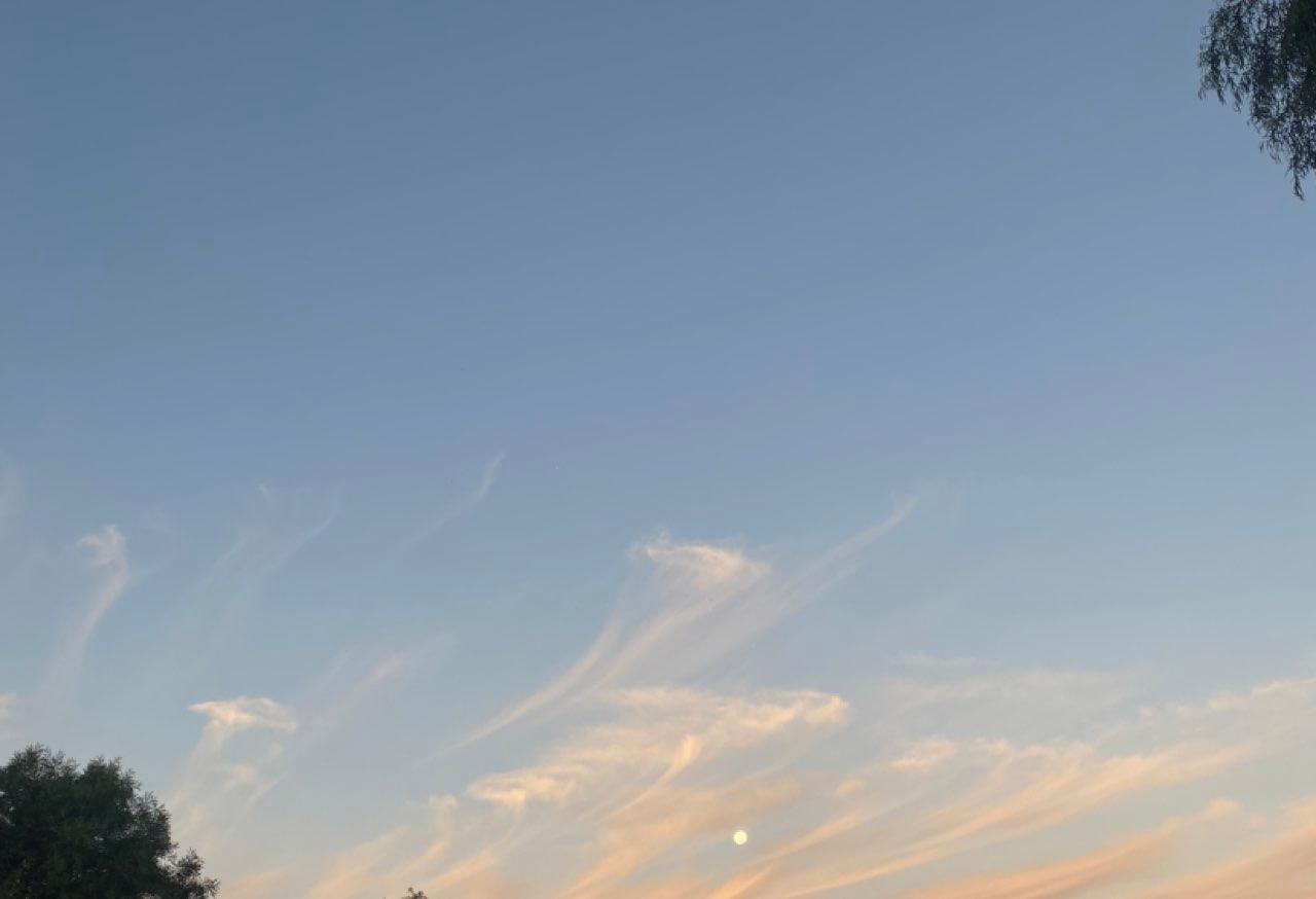 The Moon over Perth, Australia — full moon, Lunar Day 13