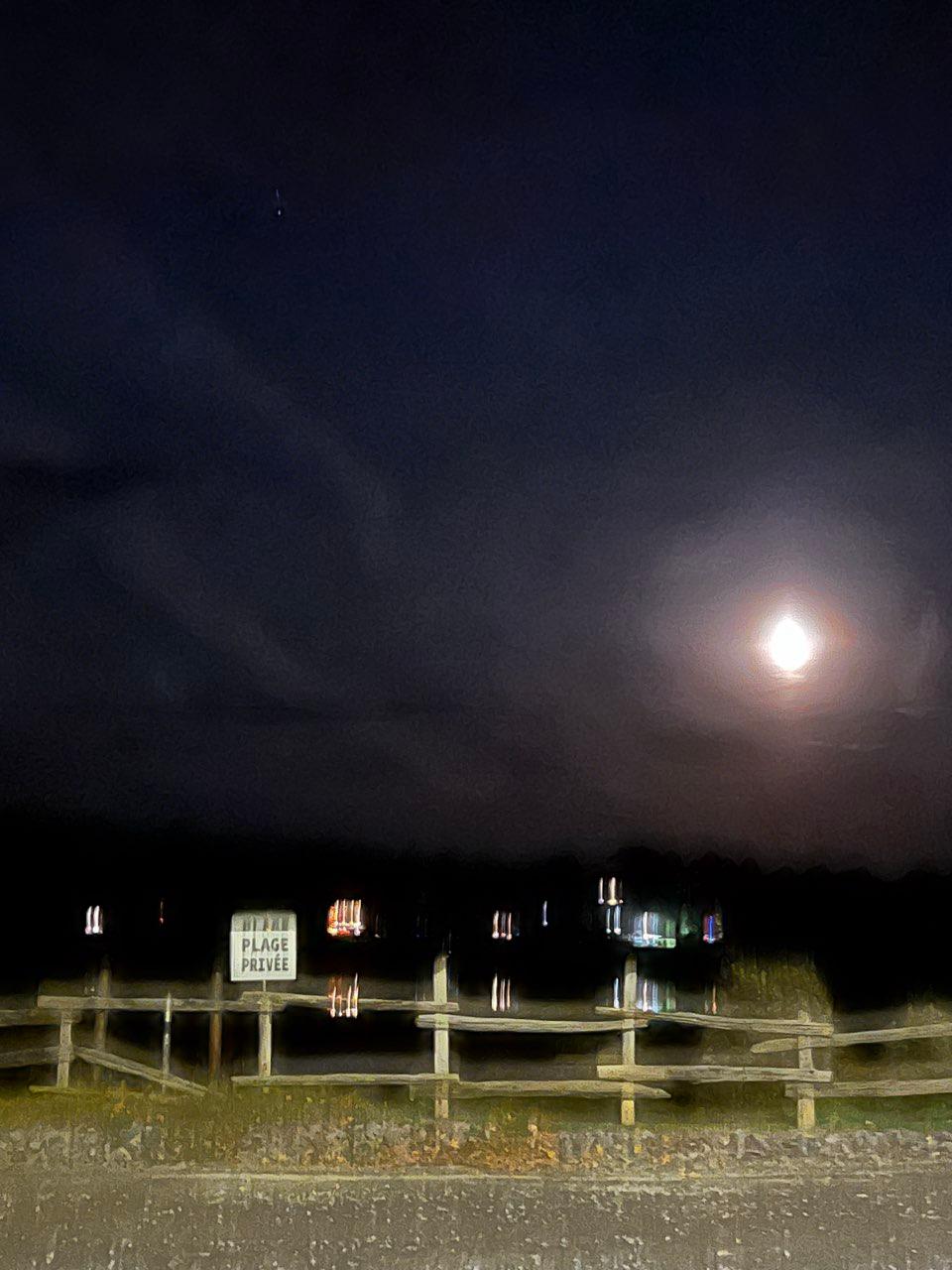 The Moon over Rawdon, Canada — waning crescent, Lunar Day 26