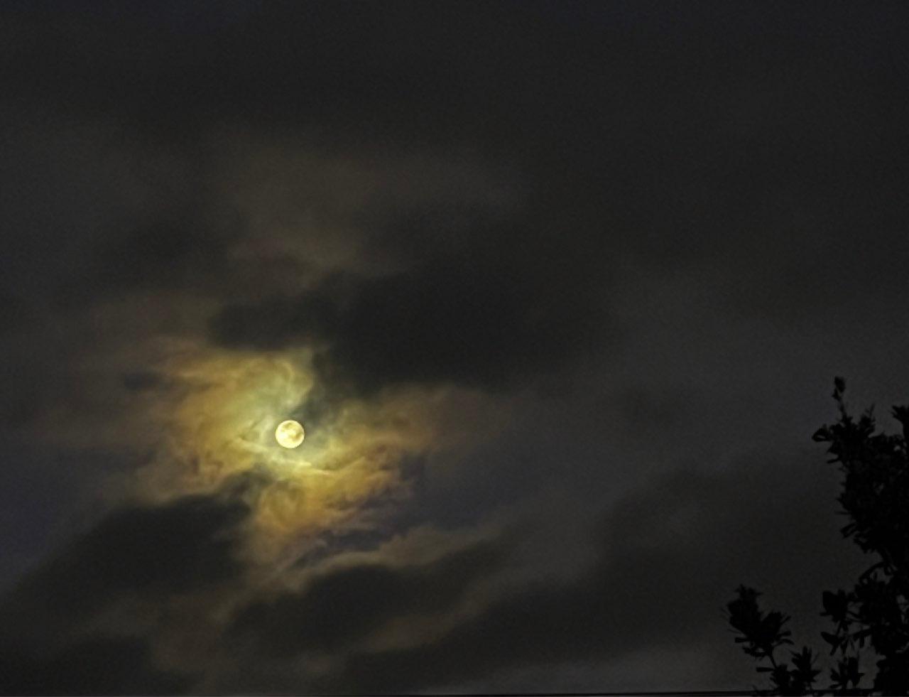 The Moon over Rye, Australia — waning gibbous, Lunar Day 19