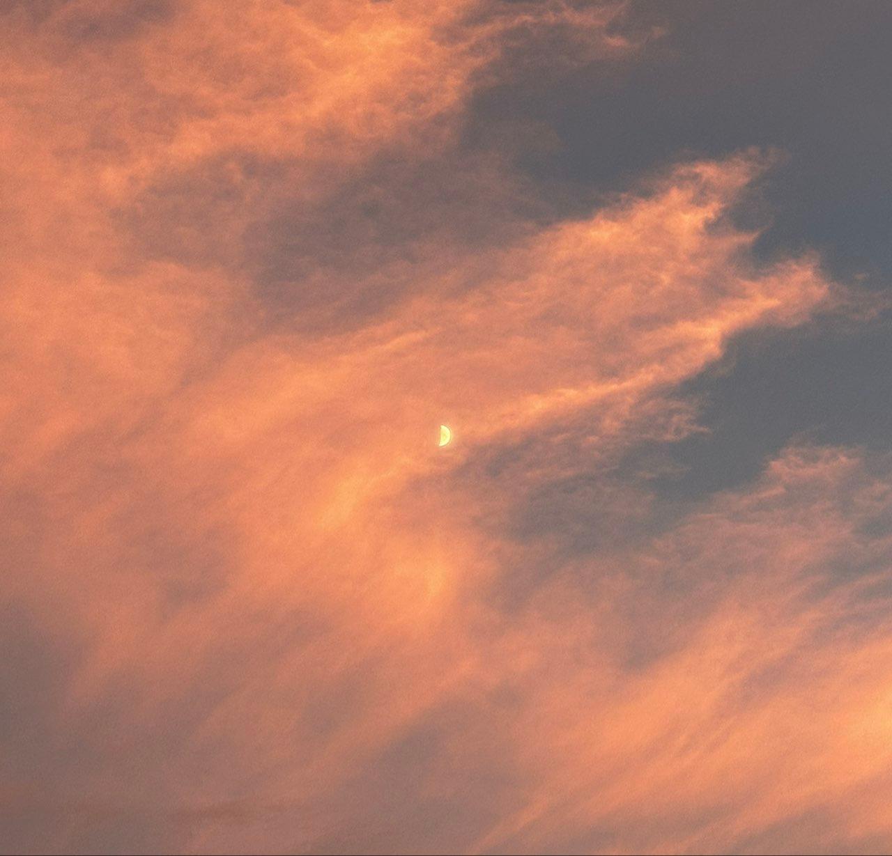 The Moon over Aurora, United States — first quarter, Lunar Day 8