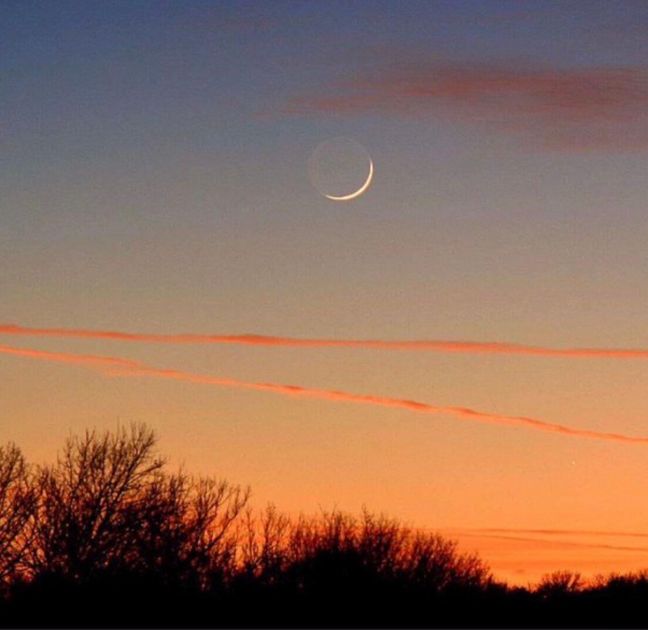 The Moon over Blackwood, United States — waxing gibbous, Lunar Day 13