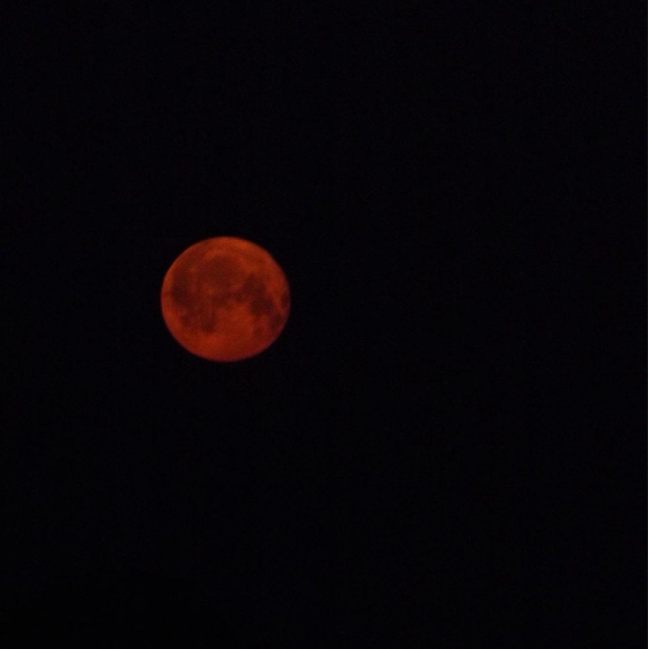 The Moon over South Shields, United Kingdom — full moon, Lunar Day 16