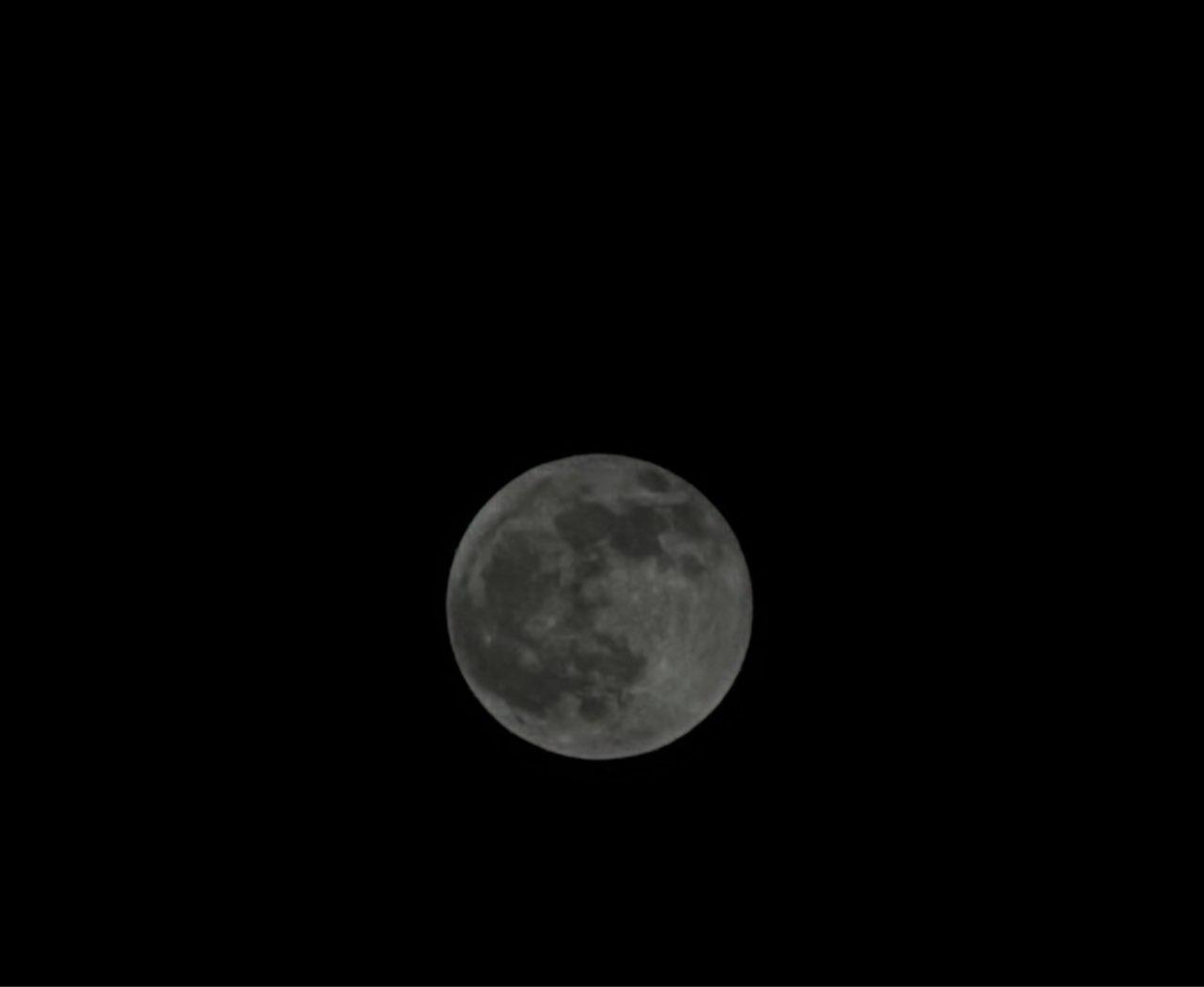 The Moon over Veracruz, México — full moon, Lunar Day 17