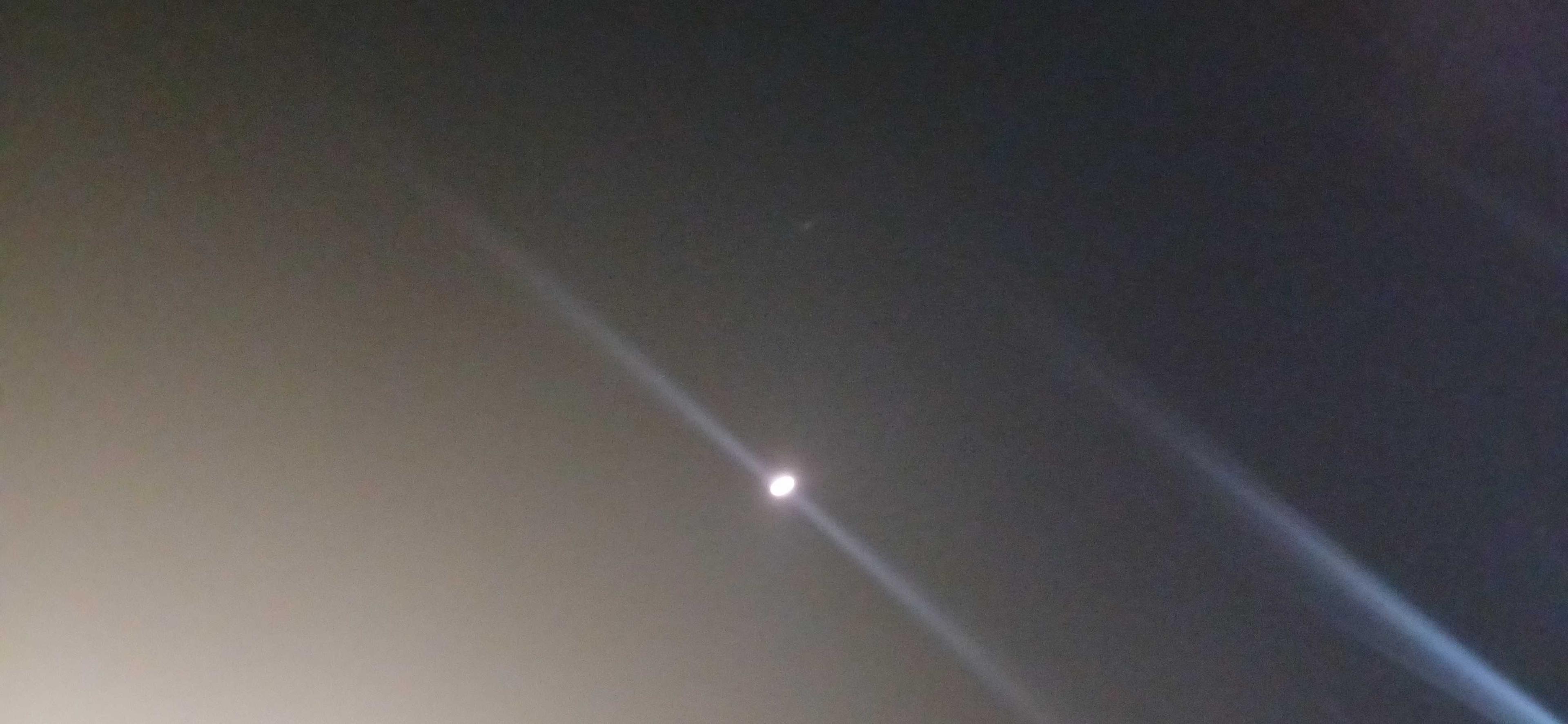 The Moon over Germiston, South Africa — waxing gibbous, Lunar Day 12