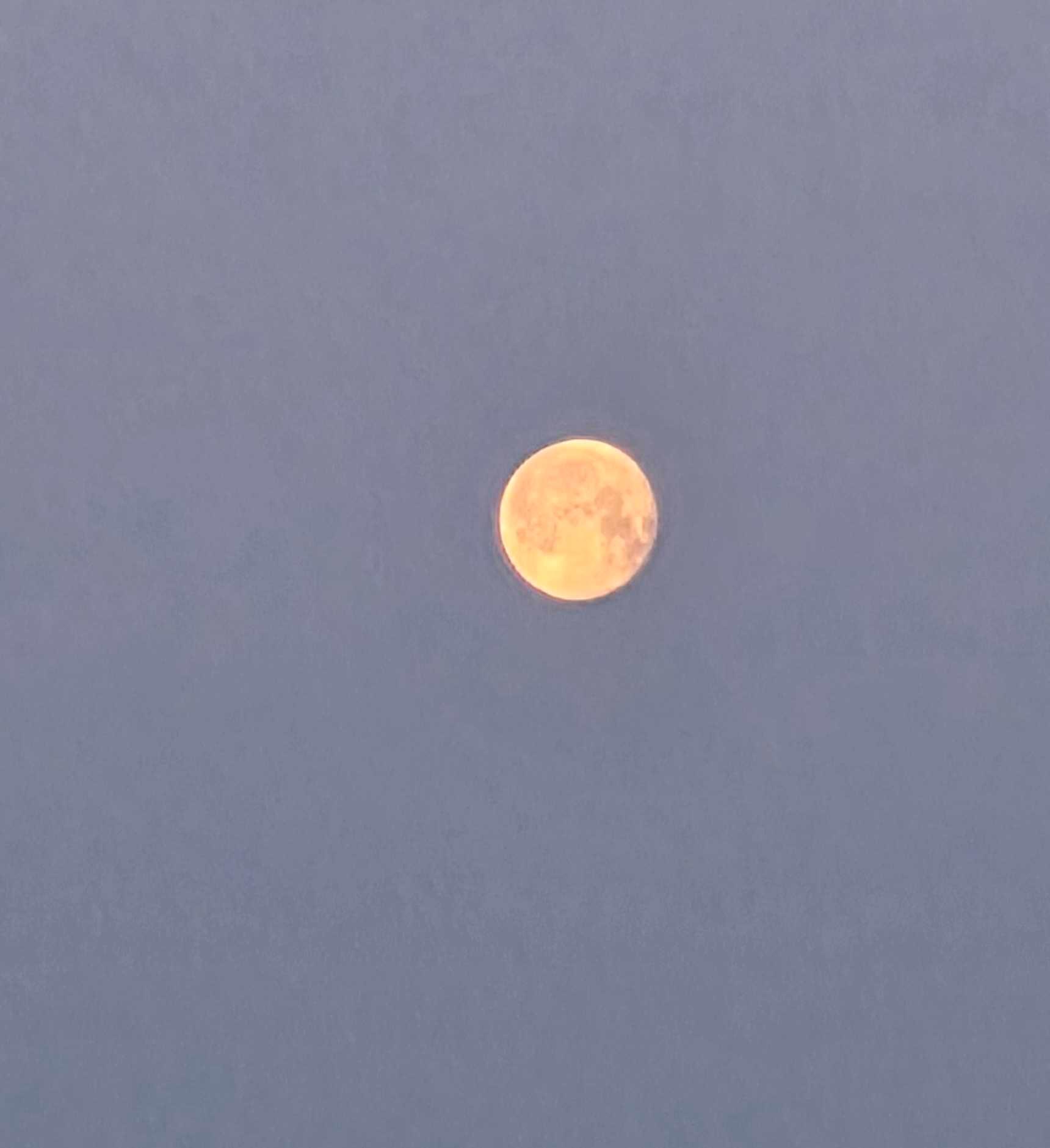 The Moon over Trieste, Italia — full moon, Lunar Day 16