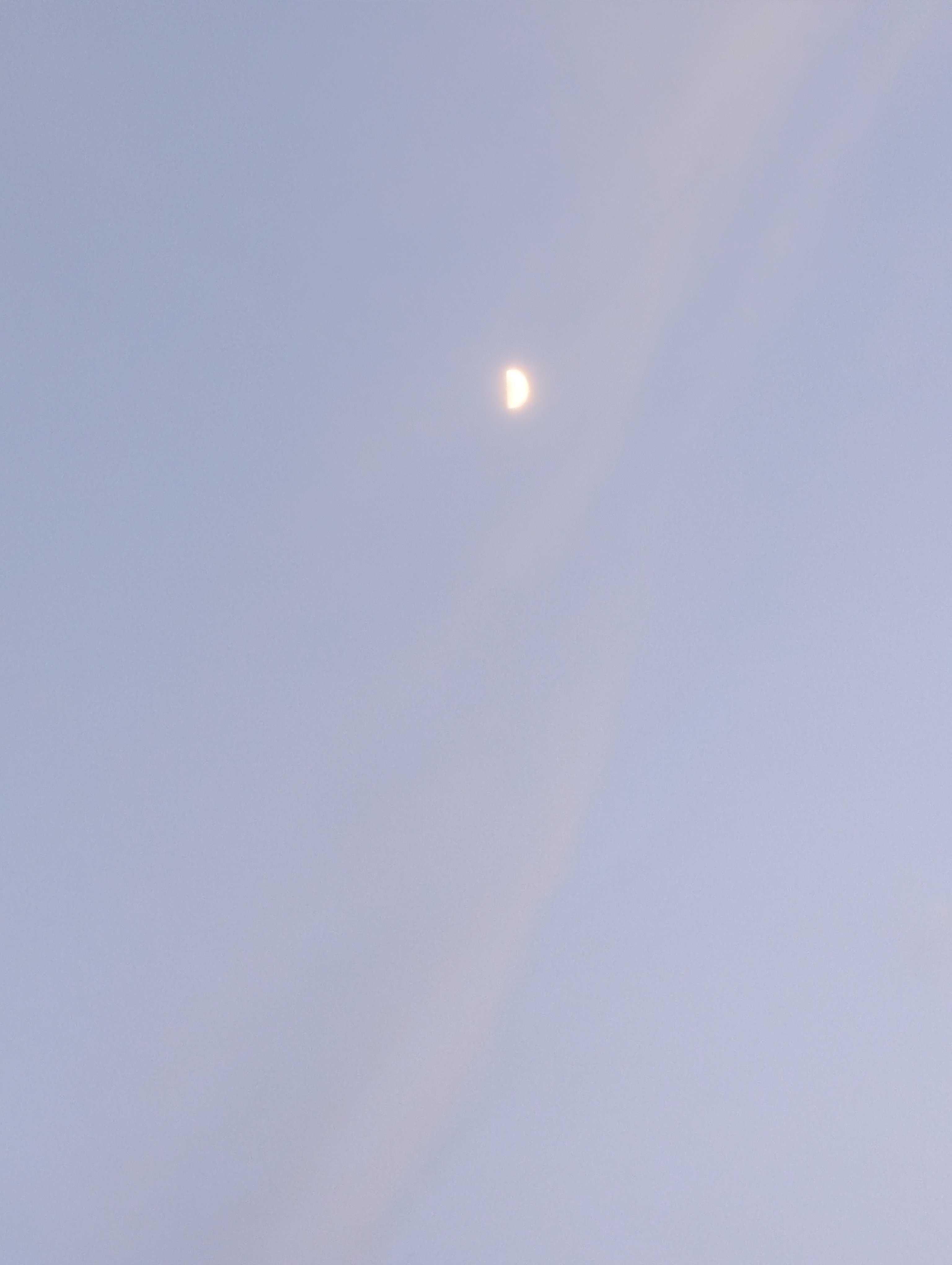 The Moon over Port St. Lucie, United States — first quarter, Lunar Day 9