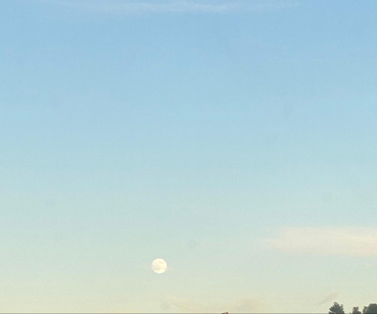 The Moon over Jávea, España — full moon, Lunar Day 15