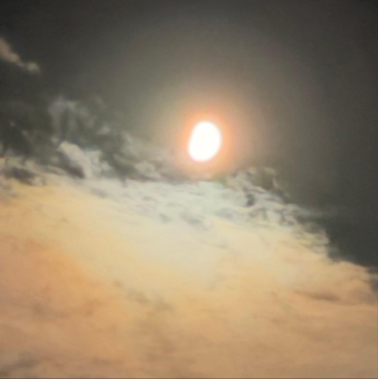 The Moon over Little Rock, United States — first quarter, Lunar Day 9