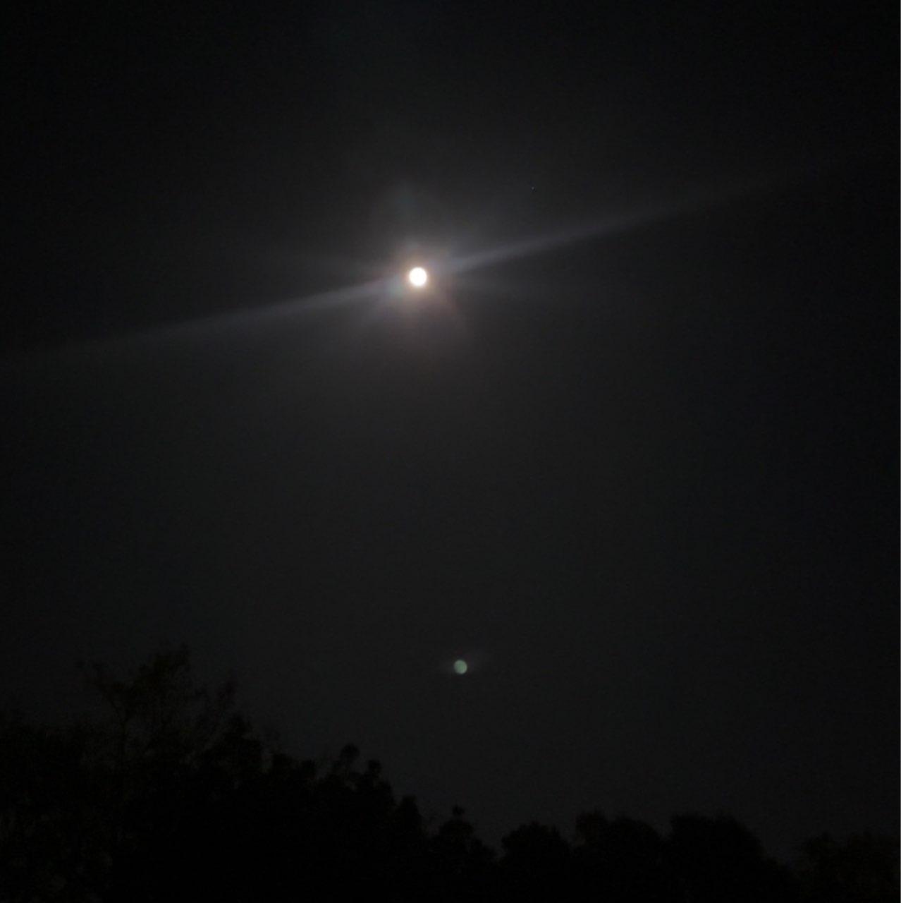 The Moon over Hout Bay, South Africa — full moon, Lunar Day 15