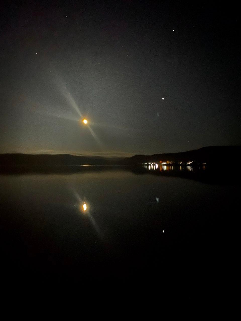 The Moon over King's Point, Canada — last quarter, Lunar Day 21