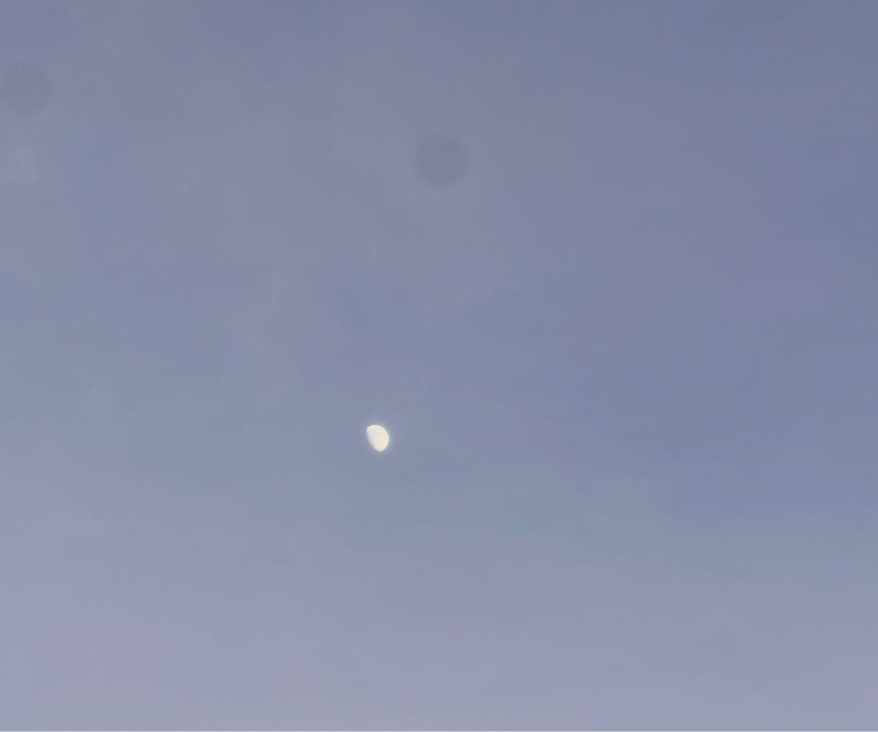 The Moon over Bad Langensalza, Deutschland — waxing gibbous, Lunar Day 10