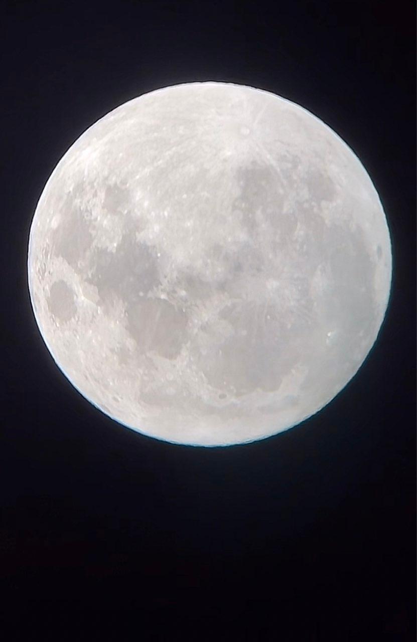 The Moon over Napoli, Italia — full moon, Lunar Day 15
