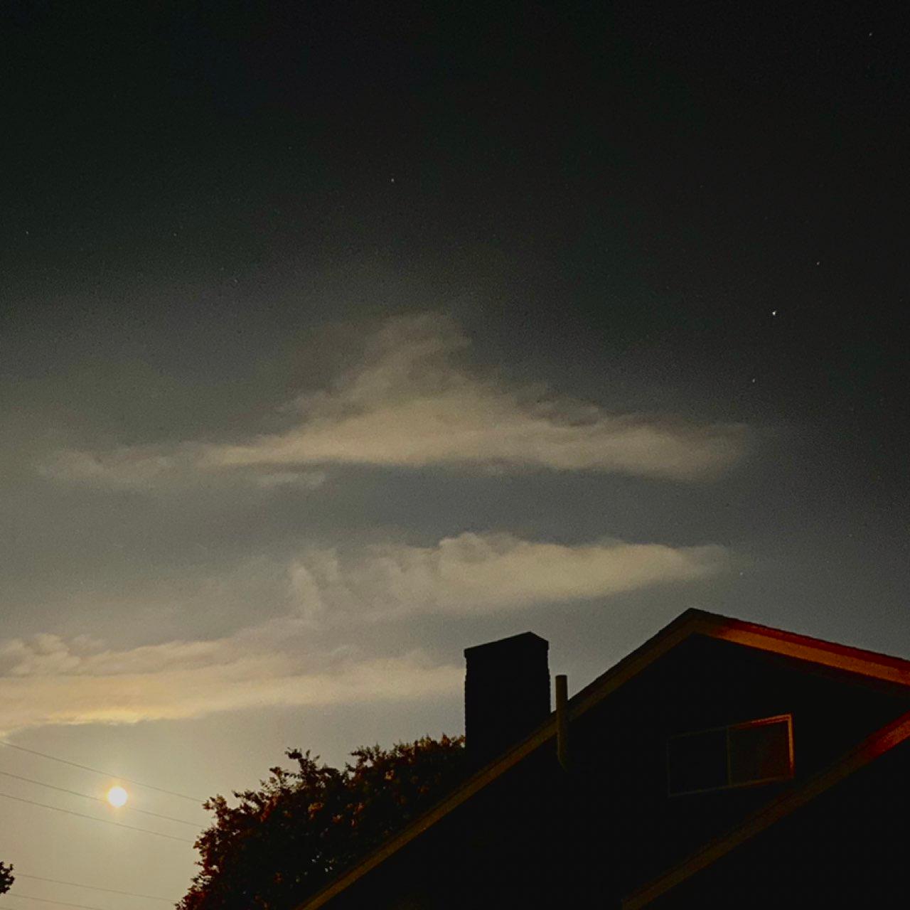 The Moon over Lake Charles, United States — full moon, Lunar Day 16