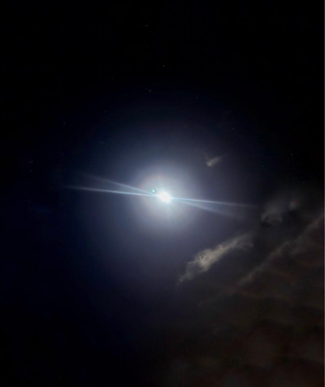 The Moon over Barcelona, Spain — full moon, Lunar Day 15