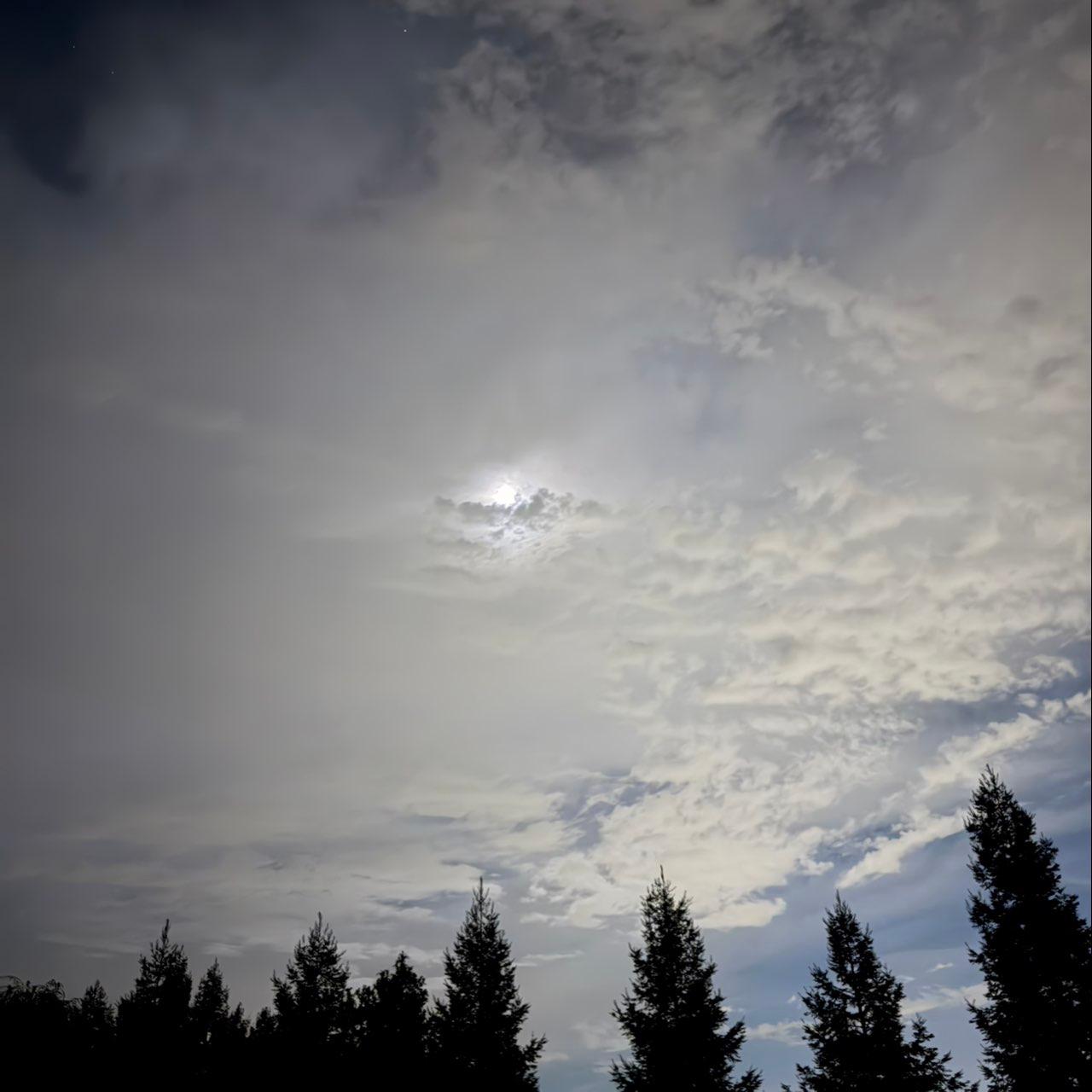 The Moon over Lodi, United States — waxing gibbous, Lunar Day 11