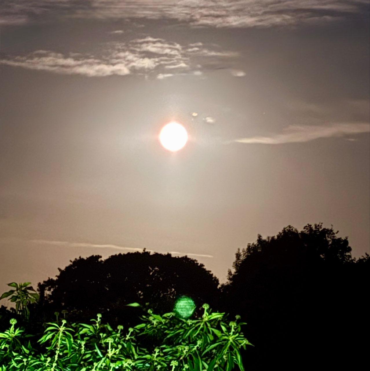 The Moon over Kendal, United Kingdom — full moon, Lunar Day 16