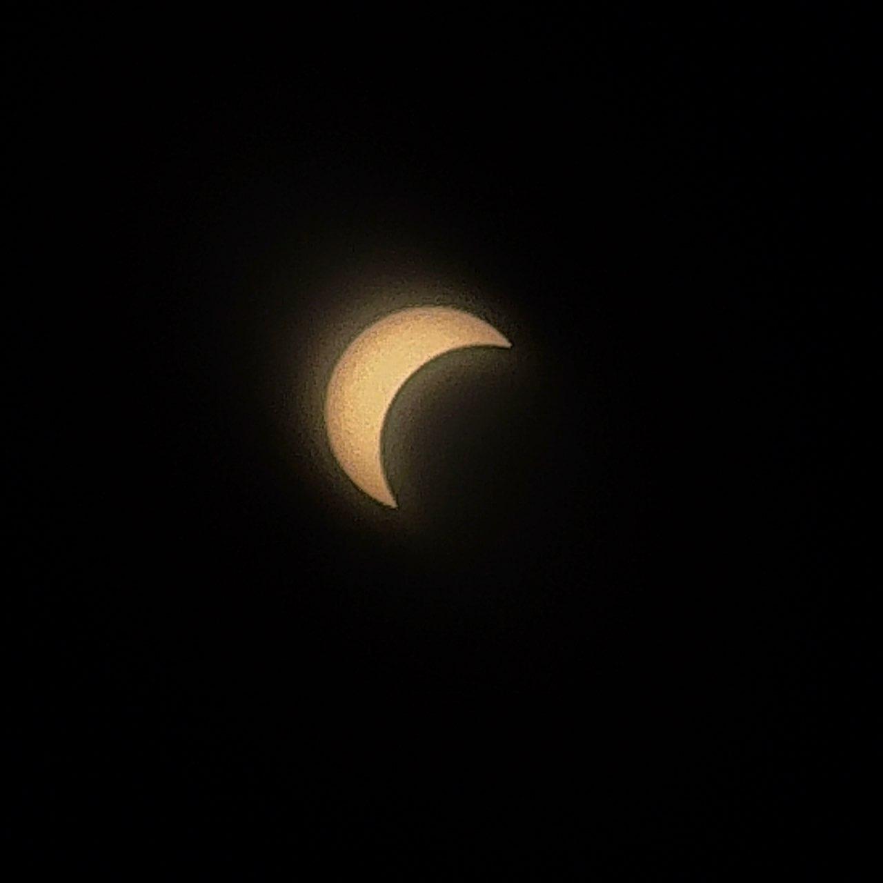 The Moon over Rutesheim, Deutschland — new moon, Lunar Day 29