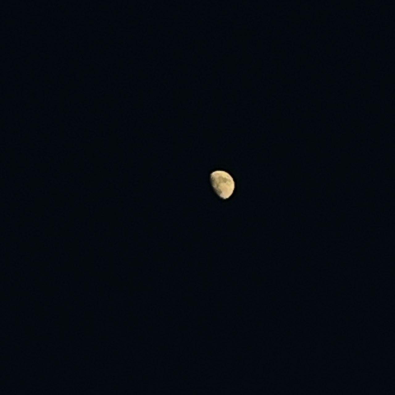 The Moon over Tbilisi, Georgia — waxing gibbous, Lunar Day 11