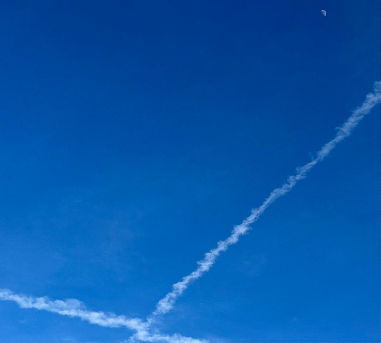 The Moon over Cavan Monaghan, Canada — first quarter, Lunar Day 9