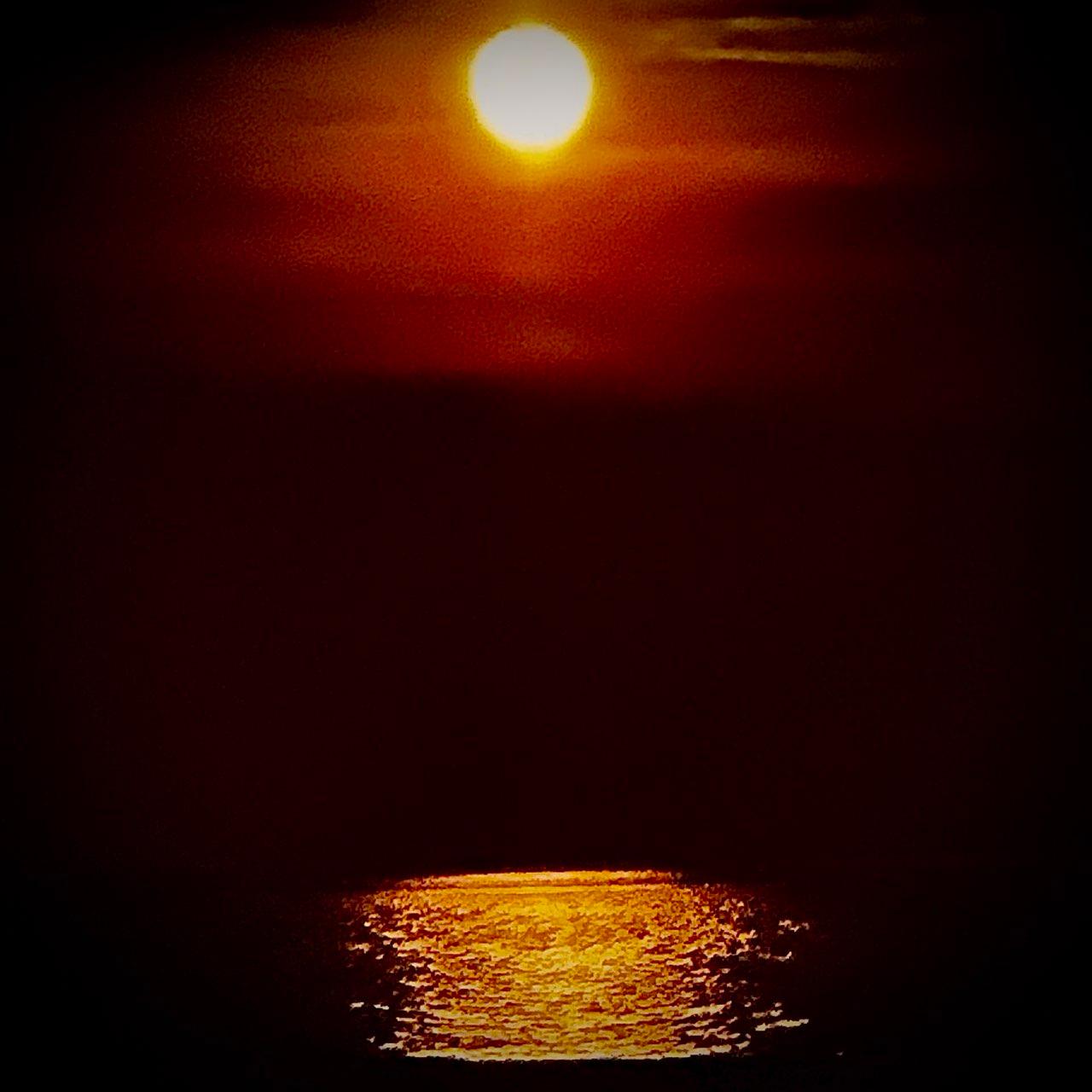 The Moon over San Roque, Spain — waning gibbous, Lunar Day 18