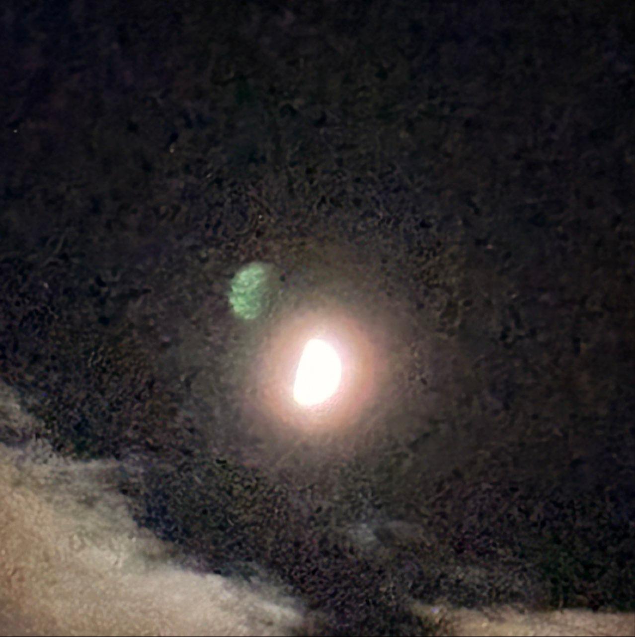 The Moon over Little Rock, United States — first quarter, Lunar Day 9