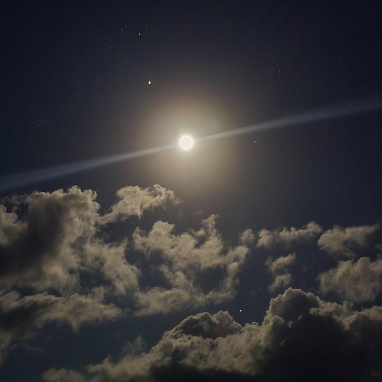 The Moon over Esk, Australia — waxing gibbous, Lunar Day 10