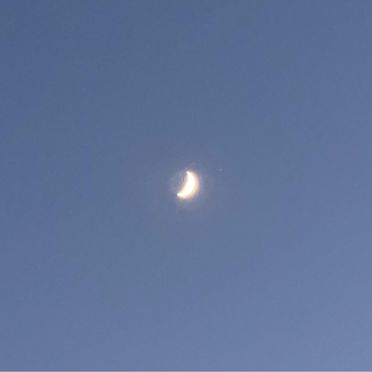 The Moon over Shortland, Australia — last quarter, Lunar Day 24