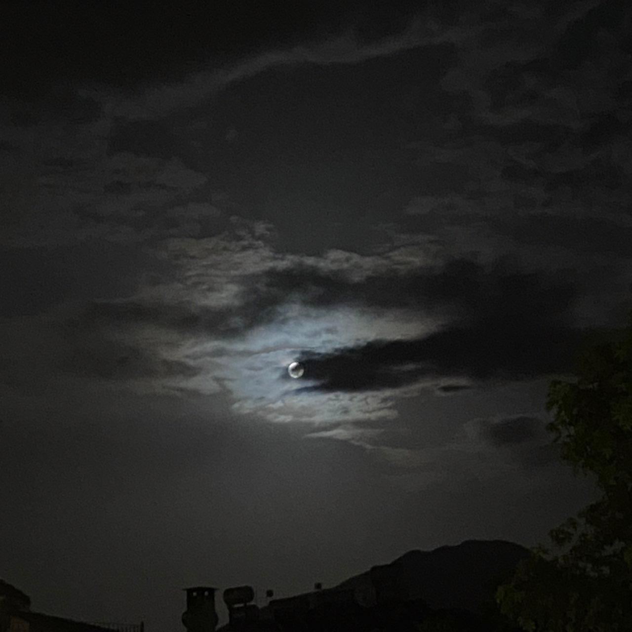The Moon over Fethiye, Türkiye — full moon, Lunar Day 16