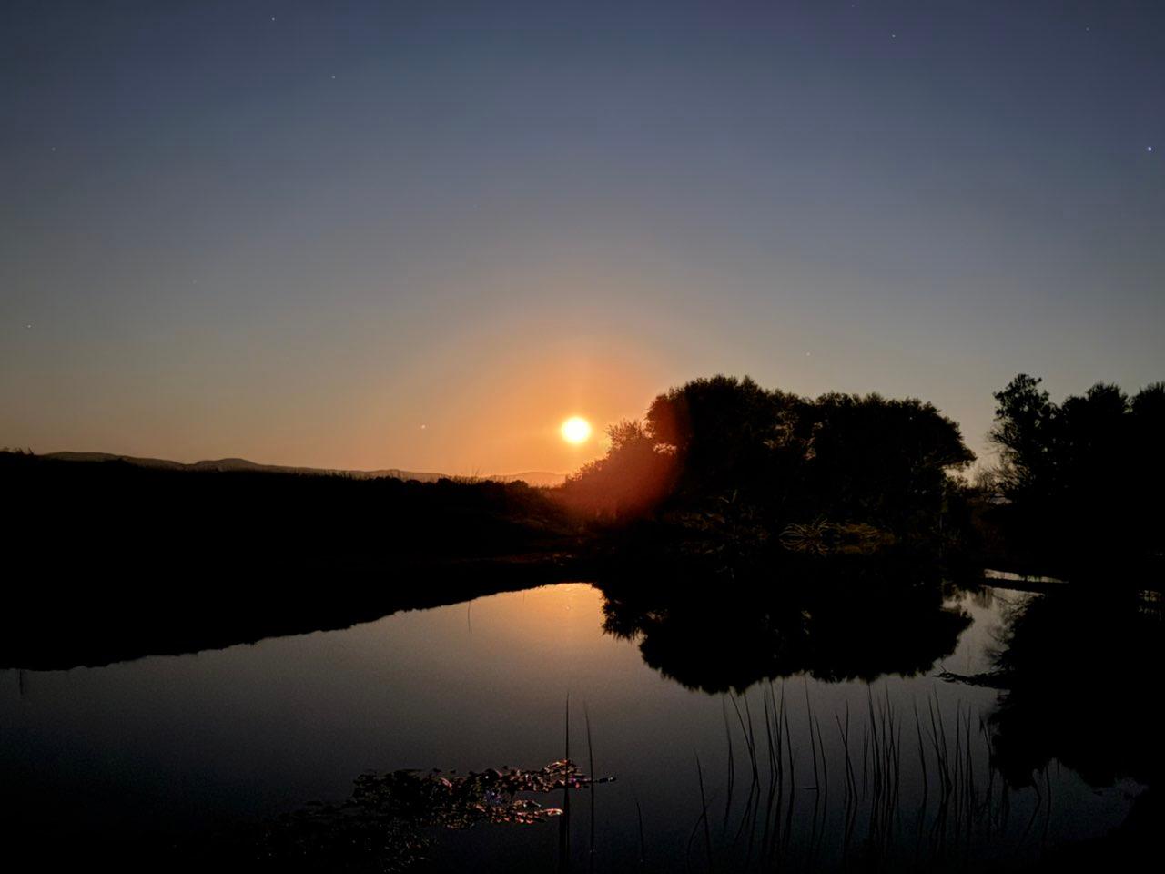 The Moon over Los Banos, United States — full moon, Lunar Day 14