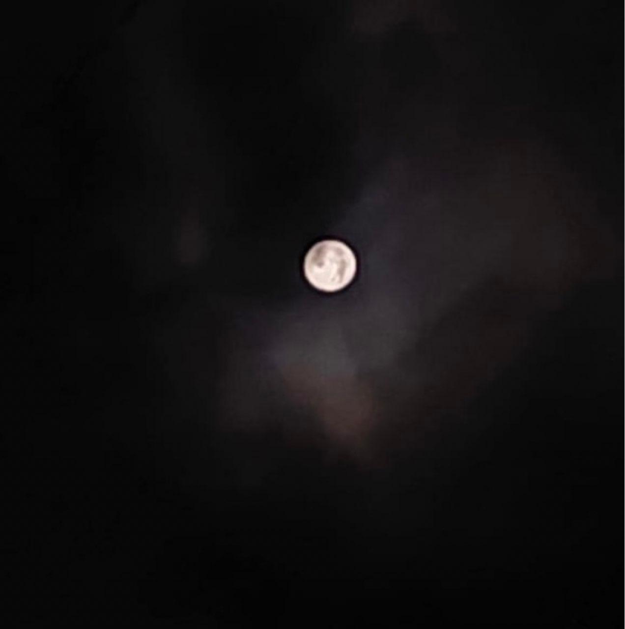 The Moon over Montemorelos, México — full moon, Lunar Day 16