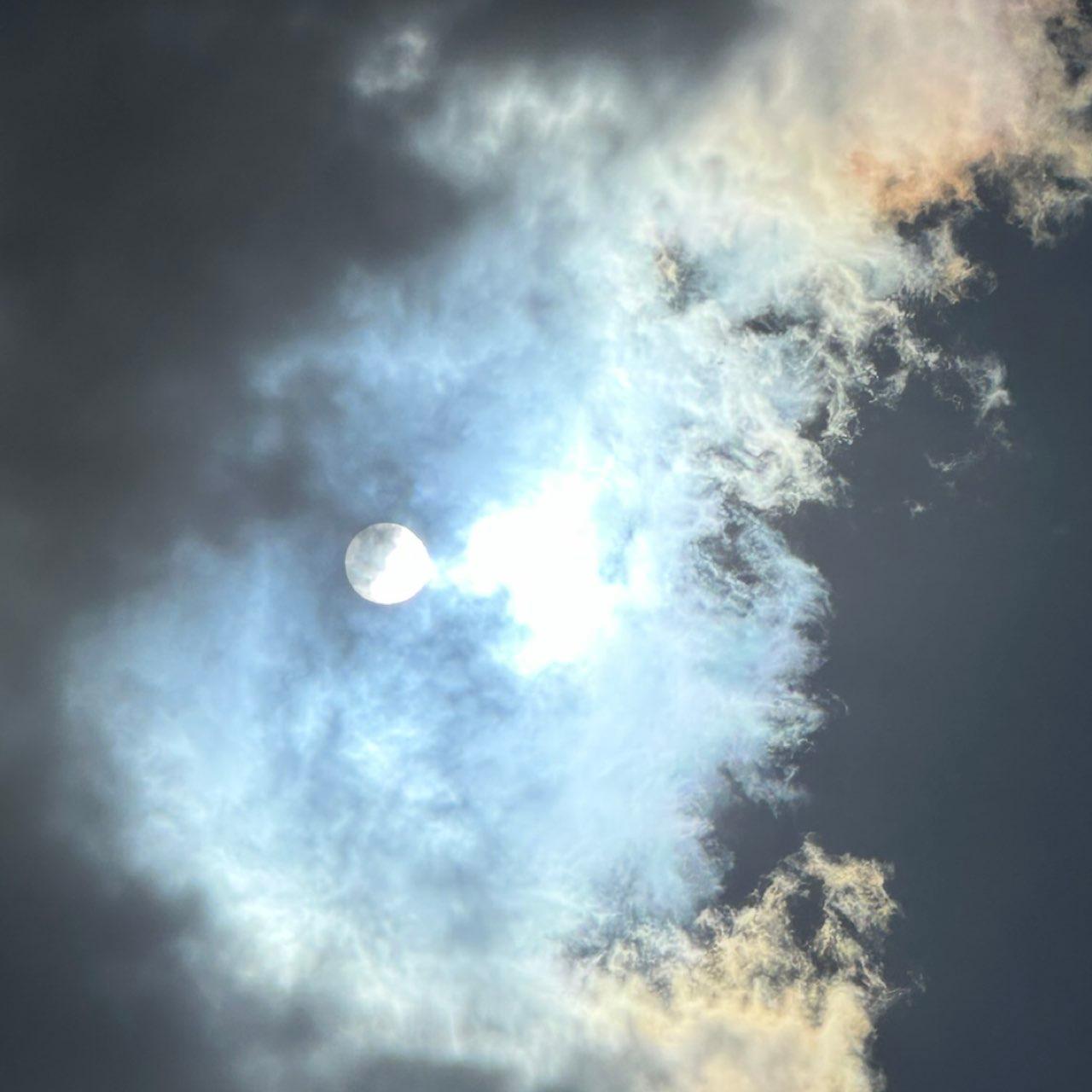 The Moon over Thamarrurr, Australia — waxing crescent, Lunar Day 4
