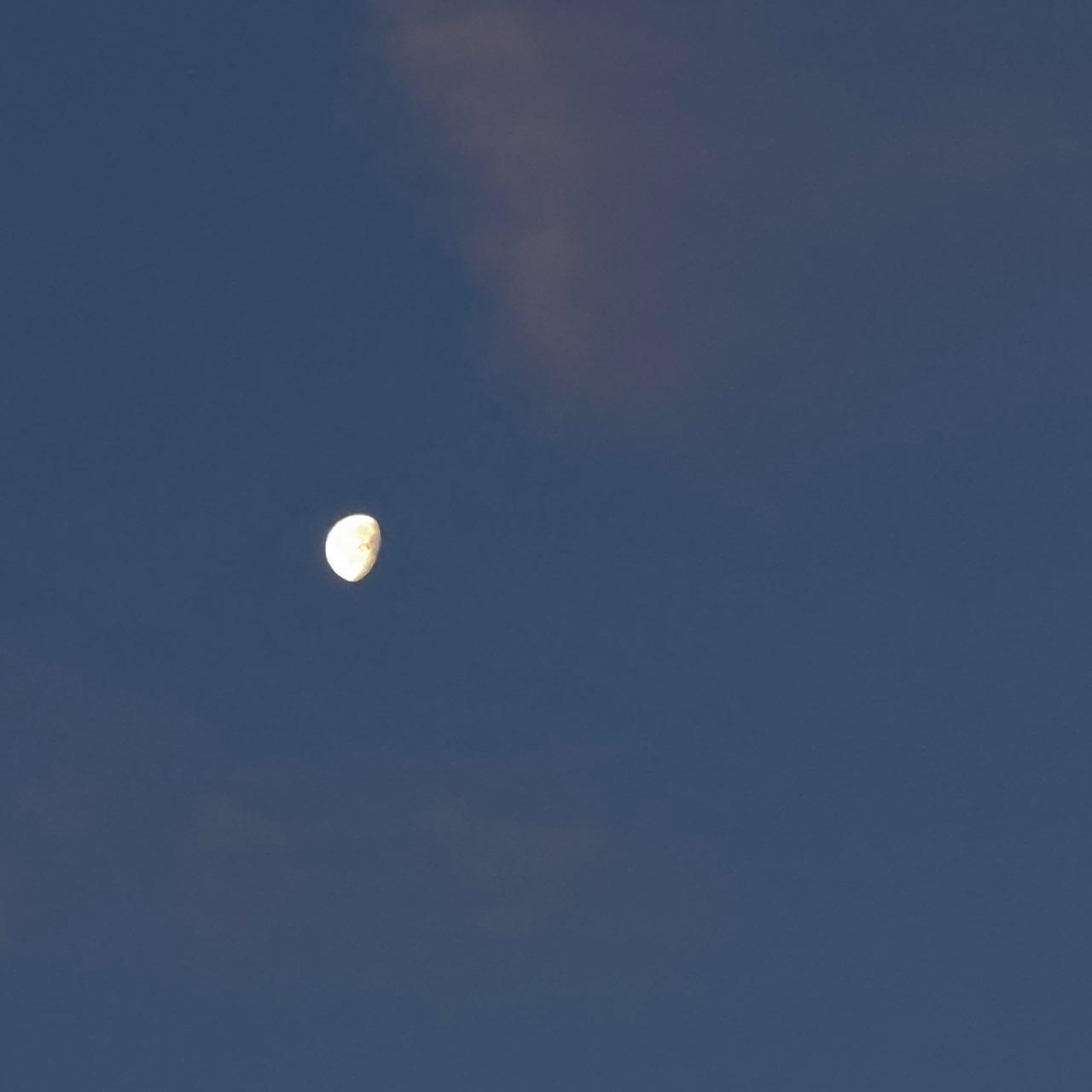 The Moon over Chagrin Falls, United States — waning gibbous, Lunar Day 20