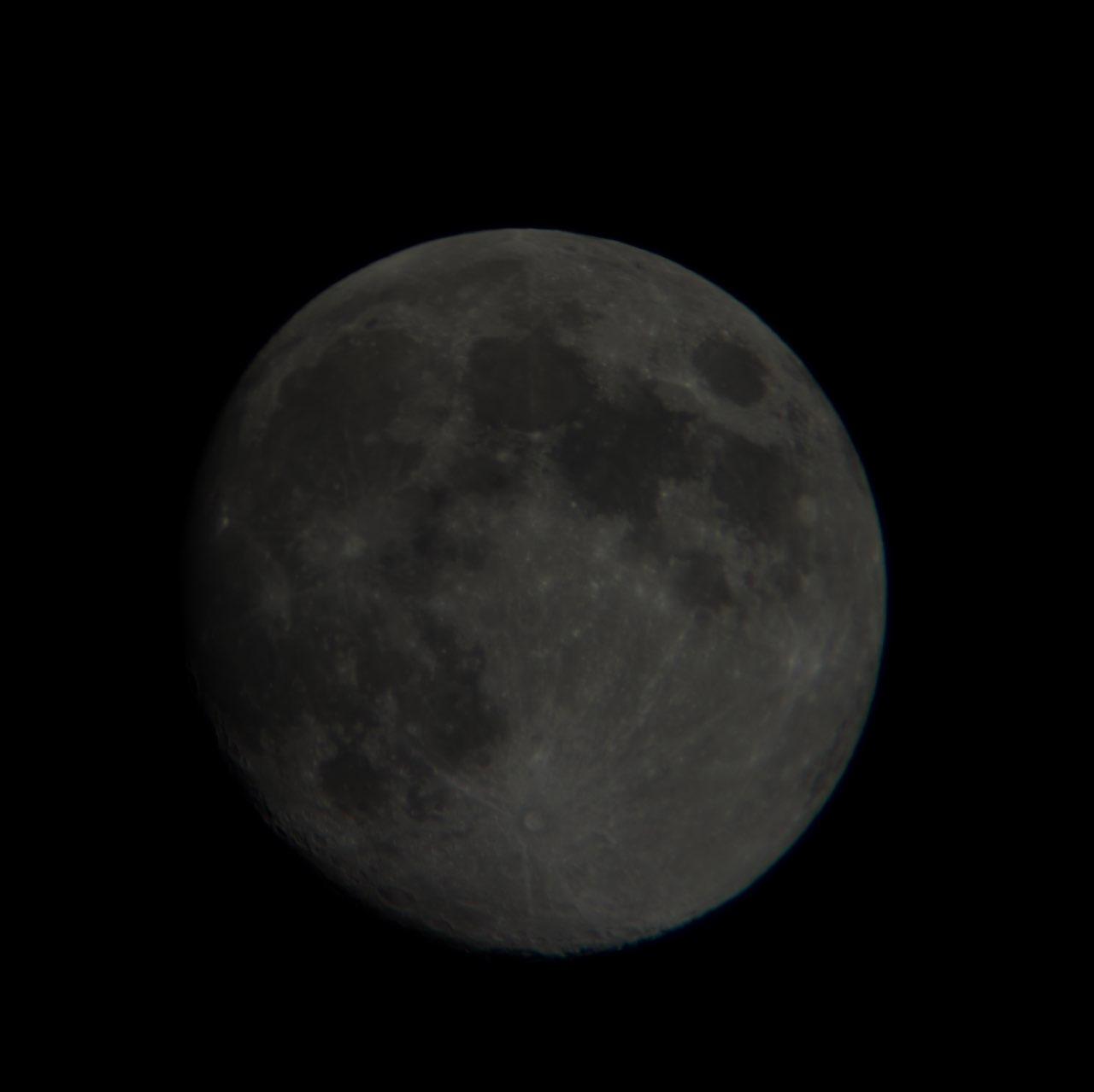 The Moon over Markham, Canada — full moon, Lunar Day 14