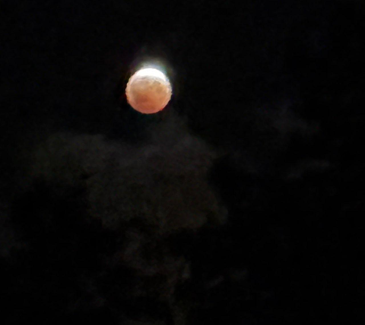 The Moon over South Russell, United States — full moon, Lunar Day 16