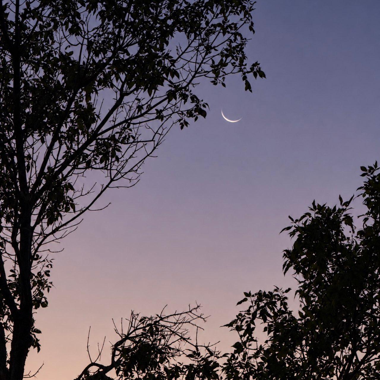 The Moon over Colorado Springs, United States — waning crescent, Lunar Day 28