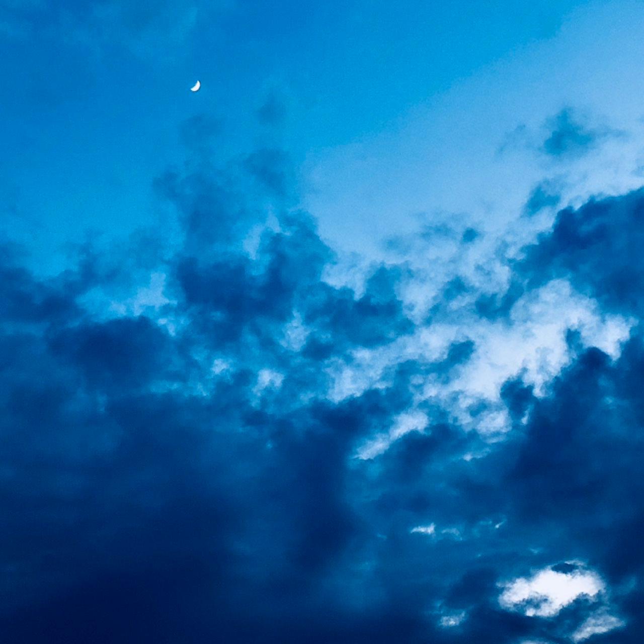 The Moon over Paris, France — waxing crescent, Lunar Day 6