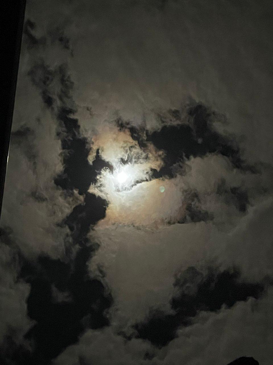 The Moon over Auckland, New Zealand — full moon, Lunar Day 15