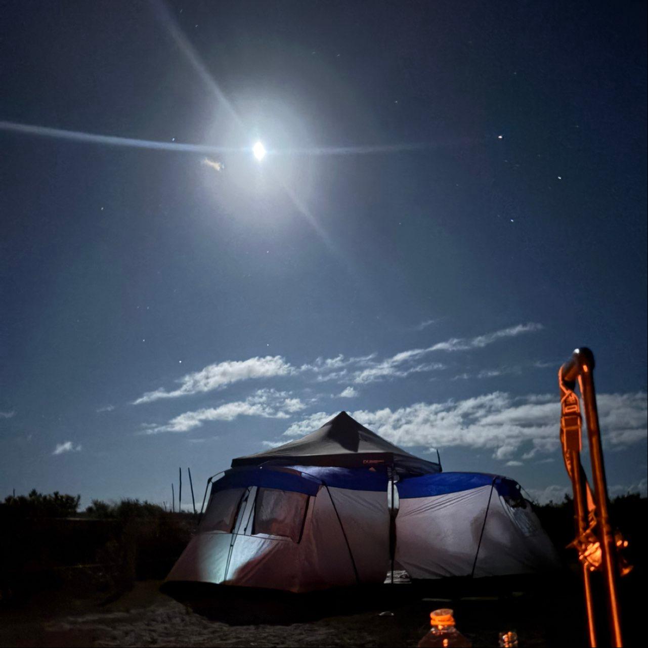 The Moon over Esk, Australia — waxing gibbous, Lunar Day 11