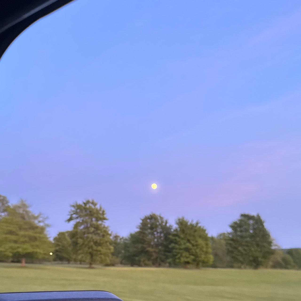 The Moon over Girard, United States — full moon, Lunar Day 14