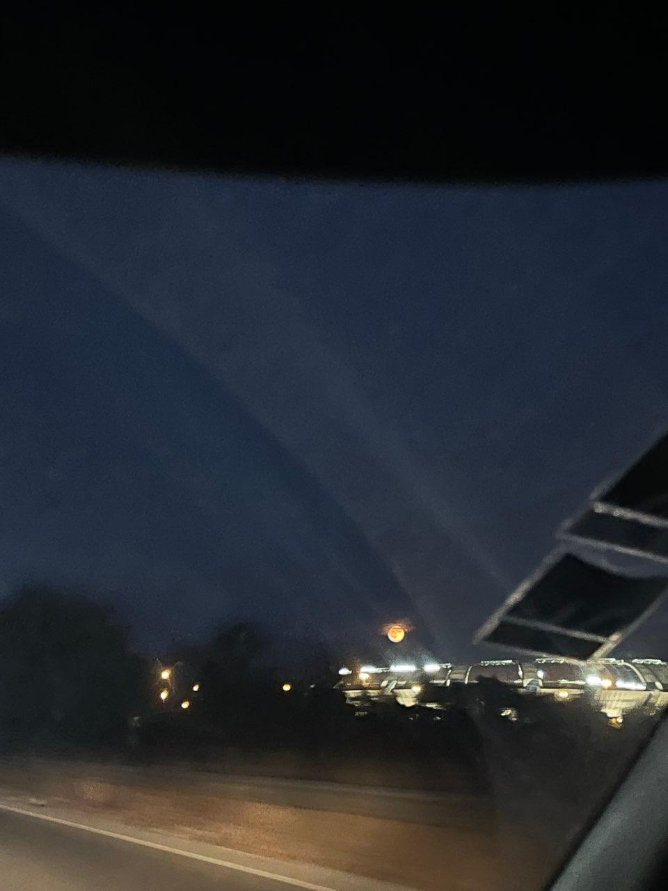 The Moon over Bari, Italy — full moon, Lunar Day 15