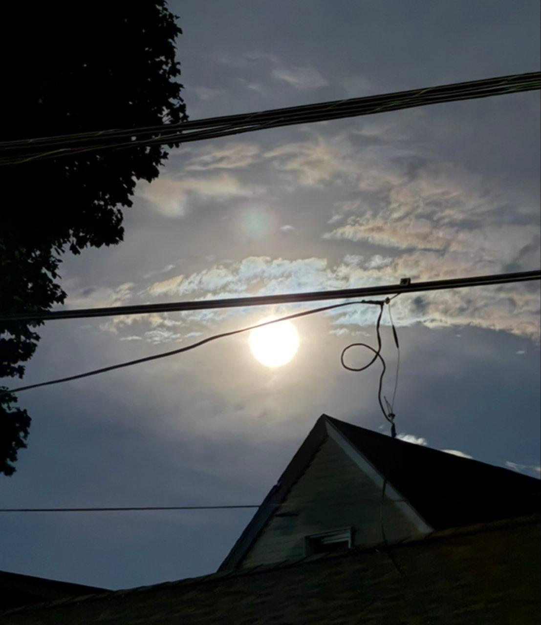 The Moon over Boston, United States — full moon, Lunar Day 16