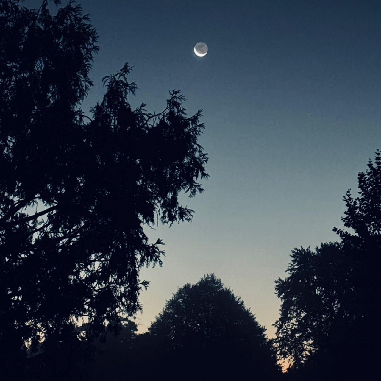 The Moon over Pittsford, United States — waning crescent, Lunar Day 28