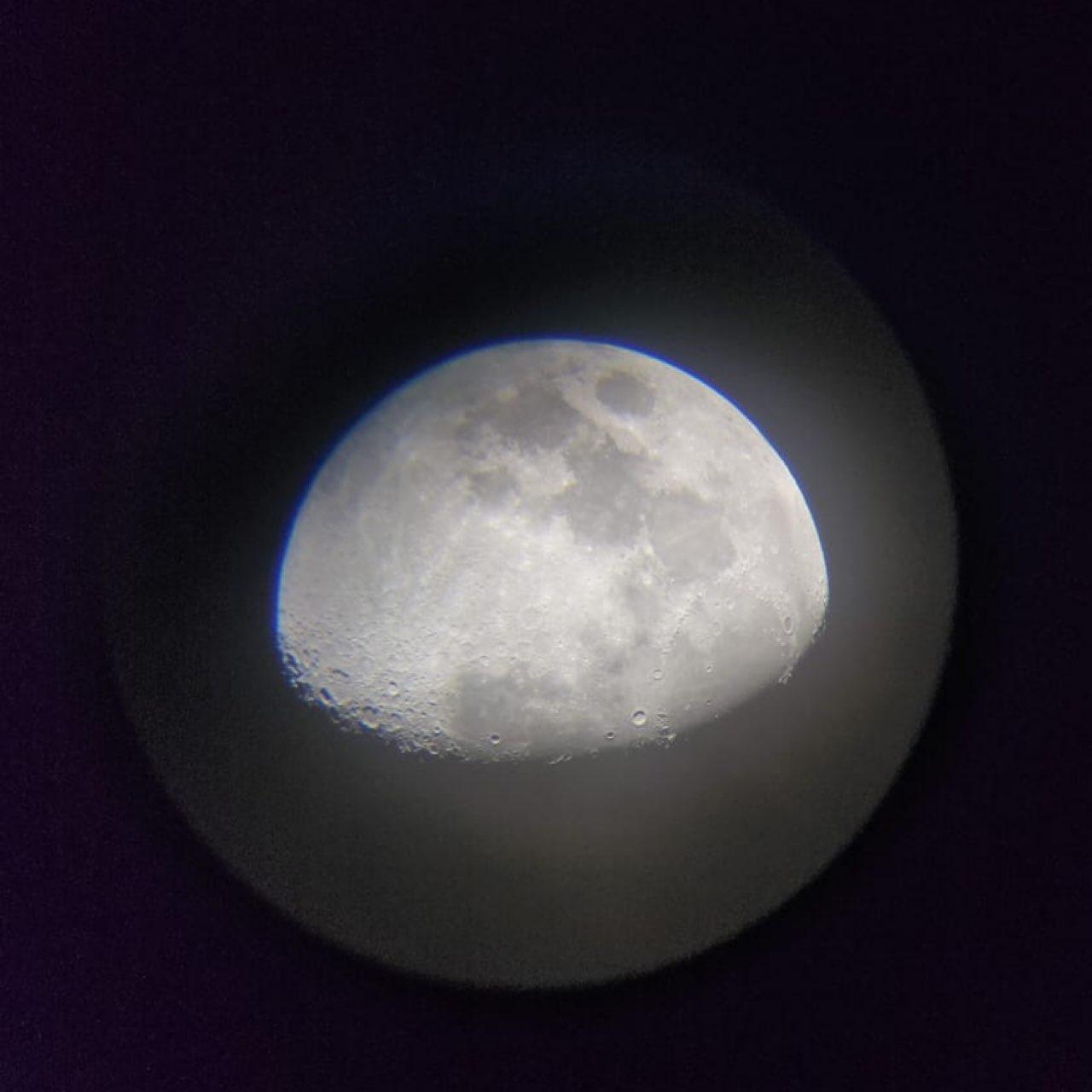 The Moon over Johannesburg, South Africa — full moon, Lunar Day 16