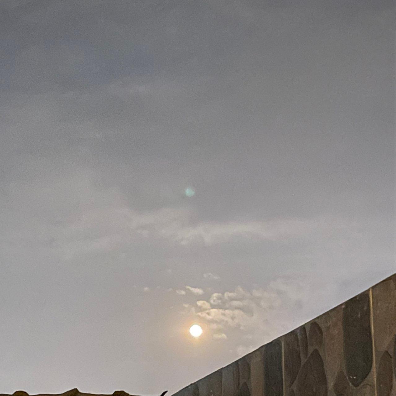 The Moon over Milagro, Ecuador — full moon, Lunar Day 17